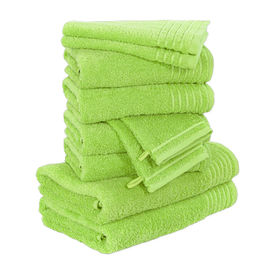 Möve Handtuchset New Classic 10-TLG wild lime Image
