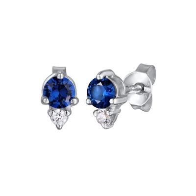 Elli Zirkonia Synthetischer Saphir 925 Sterling Silber OneSize Damen Image