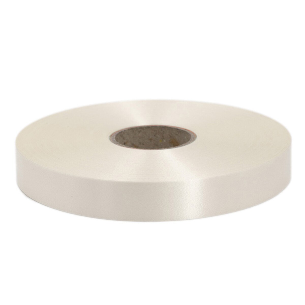 Star 100m Geschenkband Ringelband 19mm - wasserfestes Kunststoff Dekoband Schleifenband Polyband zum Basteln von Weihnachtssternen Autoschleifen Creme Image