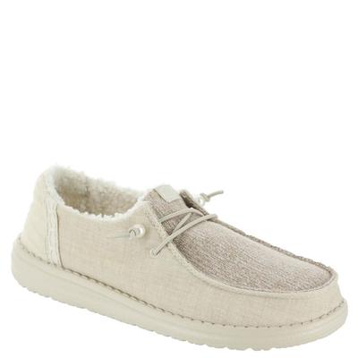 Hey Dude Wendy Brushed Cozy - Womens 8 Bone Slip On Medium