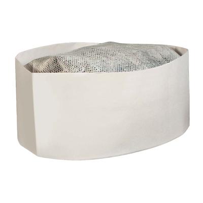 Cellucap Manufacturing RC1WT Overseas Cap - Paper, White, Low profile, Single use