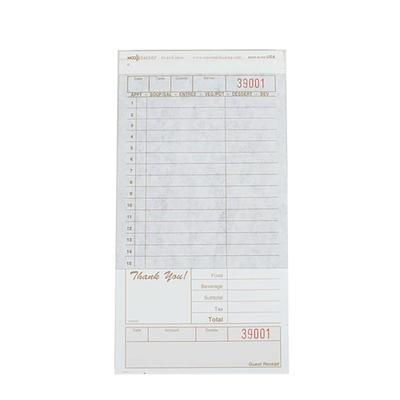 National Checking Company T4920SP Guest Check - 2 Parts Booked, 2 Lines, Case of 2000