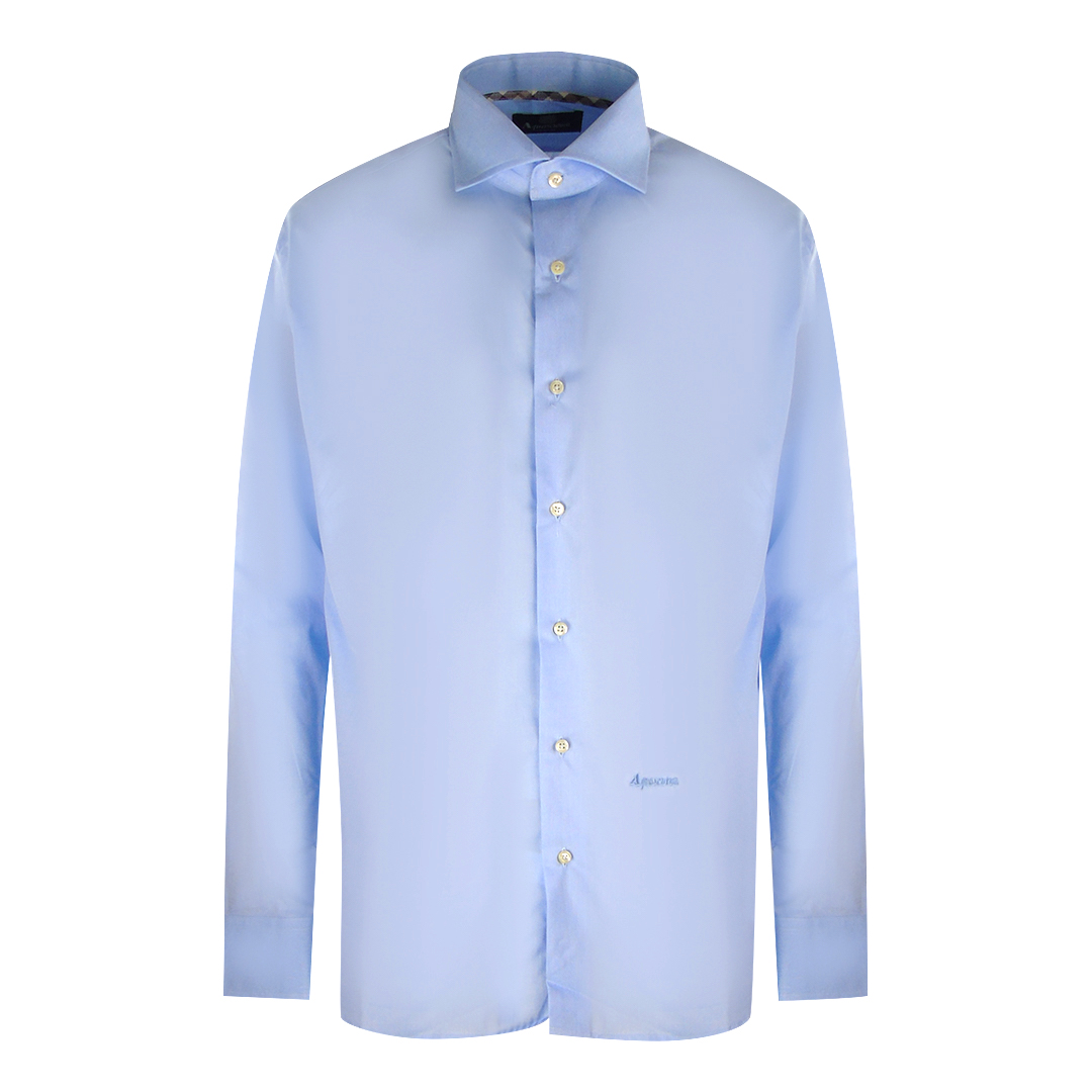 Aquascutum Langarm-Hemd in Hellblau Image