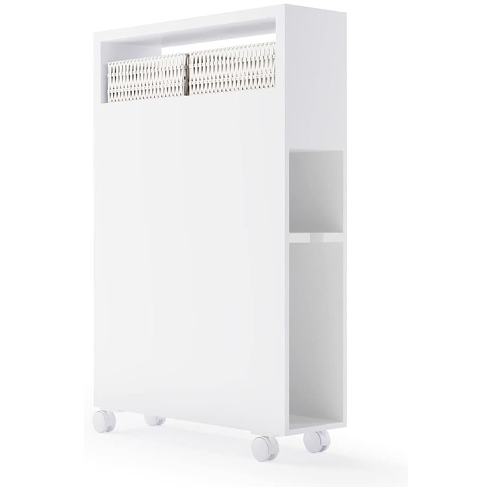 Meuble de salle de bain mobile multifonctionnel blanc 50 x 16 x 72,3cm