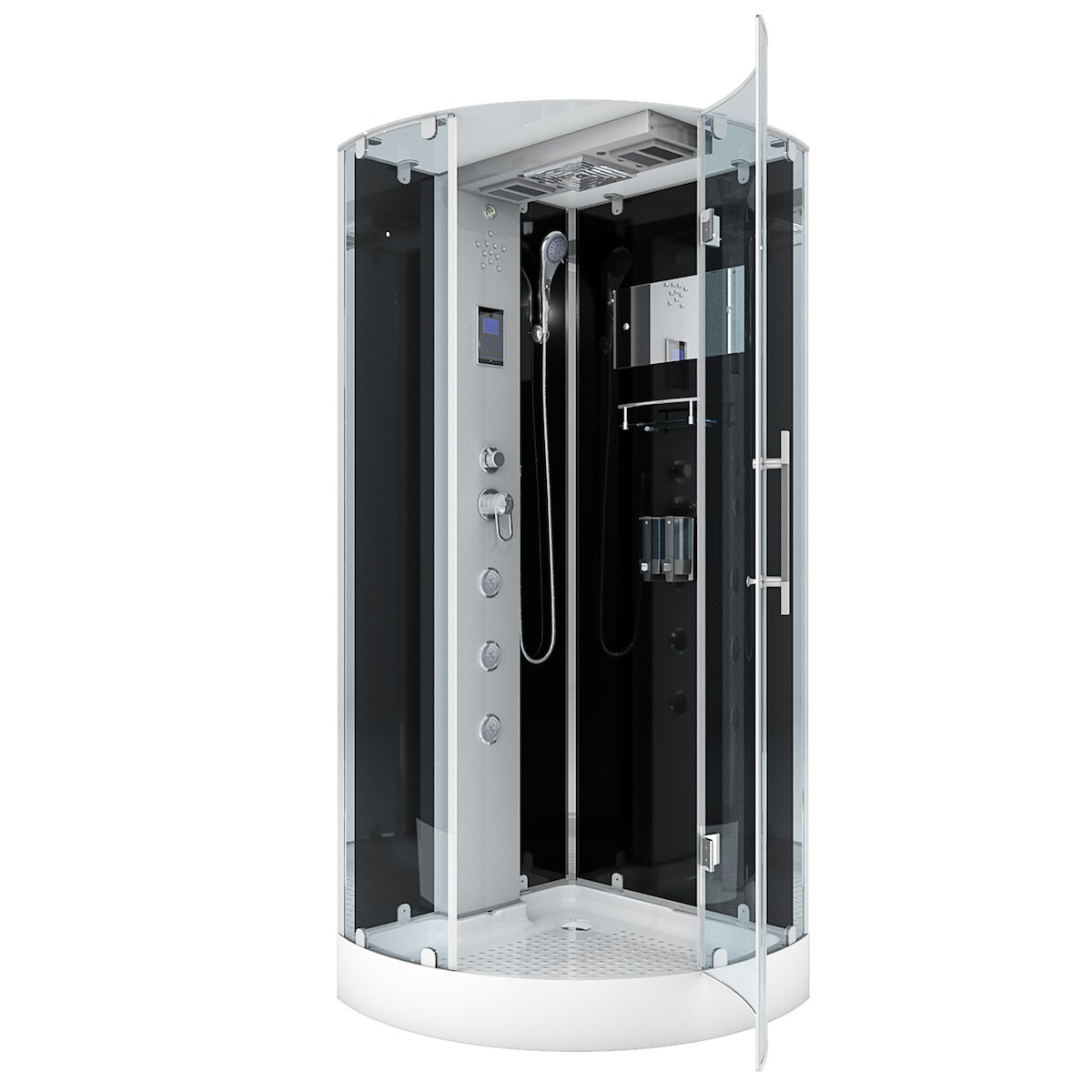 AcquaVapore D37-13R2 Dusche Dampfdusche Duschtempel Duschkabine 90x90 OHNE 2K Scheiben Versiegelung Image