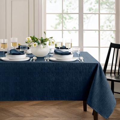 Branam Rectangle Tablecloth, 60 x 120, Navy