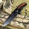 TEMU Mini Camping Pocket Knife 7cr13mov Pocket Folding Blade Knife, Black, Suitable For Outdoor Adventure, Survival, Edc