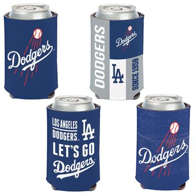 WinCraft Los Angeles Dodgers 4er-Pack 12oz Dosenkühler-Set Image
