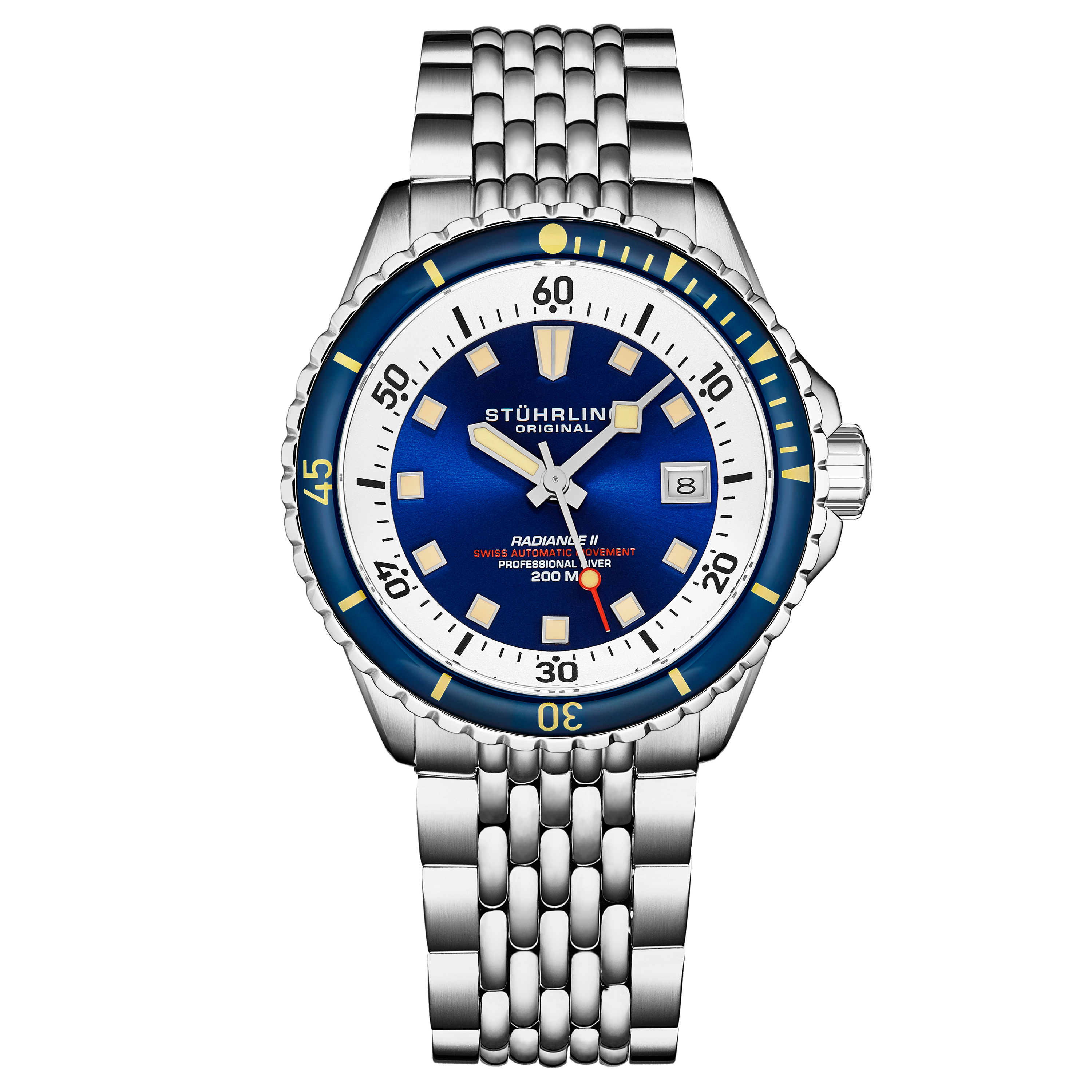 Stührling Mens Automatic Radiance 1009 Diver - Blue - One Size | Stührling Sale | Discount Designer Brands