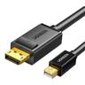 Cavo Mini DisplayPort - DisplayPort 2K 4K 1,5 m nero