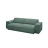 KAWOLA Sofa RANI 3-Sitzer Feincord grün