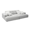 KAWOLA Big Sofa MIKA Feincord silber