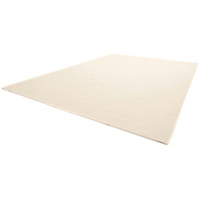 Wollteppich MORGENLAND "KELIM FANCY UNI", weiß, B:140cm H:7mm L:200cm, Wolle, Teppiche, reine Wolle, Wendbar, Einfarbig, Uni, Wohnzimmer Image