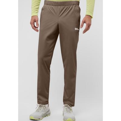 Softshellhose JACK WOLFSKIN "PRELIGHT PRO PANT M", Herren, Gr. XXL (58), Normalgrößen, braun (cold, coffee), Hauptmaterial: 100% Polyester (recycled), Hosen