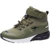 Sneaker KANGAROOS "KX-Hydro", Gr. 39, bunt (schwarz, olivgrün), Synthetik, Textil, sportlich, Schuhe, Sneakerboot, Winterschuh, wasserdicht