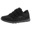 Sneaker KANGAROOS "K-BlueRun 701 B", Gr. 42, schwarz, Textil, sportlich, Schuhe, mit Klettverschluss