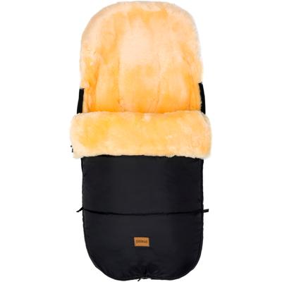 Fußsack FILLIKID "Makalu Lammfellfußsack, schwarz", Baby, schwarz, Polyester, Fußsäcke