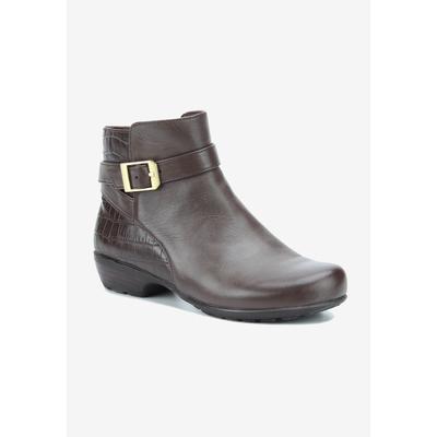 Wide Width Women's Ellis Shootie by Ros Hommerson in Brown Napa Leather (Size 6 1/2 W)