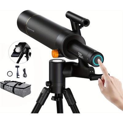 TEMU Tw1 Smart Digital Astronomy Telescope, 500mm Long Length, Compact And Portable, Hd Video, Wifi Connected, 1600x Magnification, With App For Adults