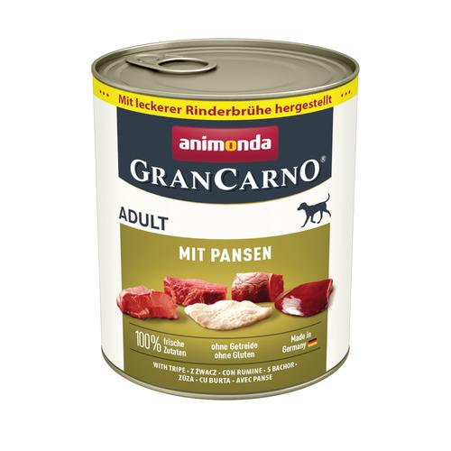 Lot animonda GranCarno Original 12 x 800 g pour chien - panses