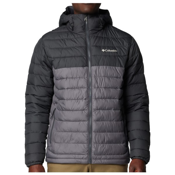Columbia - Powder Lite II Hooded Jacket - Kunstfaserjacke Gr M grau