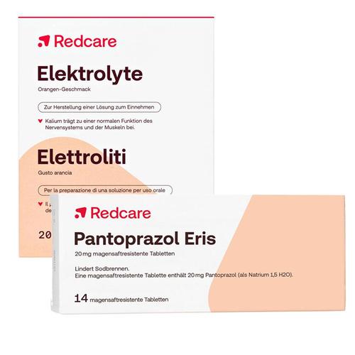 Redcare Pantoprazol Eris + Elektrolyte 14+20 St Set