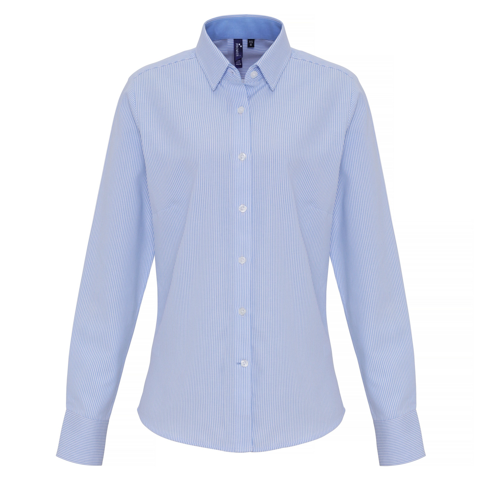 Premier - Bluse für Damen (Hellblau/Weiß) Image