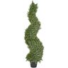 Pianta artificiale in vaso di plastica 126 cm Cypress Spiral Tree