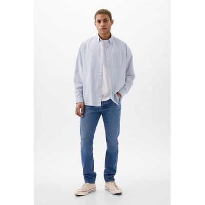 Gap Mens Blue Slim Fit Selvedge Jeans - Blue