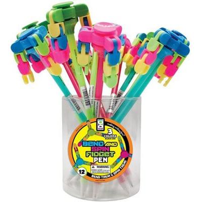 Bend and Spin Fidget Pen (Assorted)