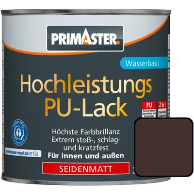 Primaster - Hochleistungs PU-Lack 375ml 2in1 Schokoladenbraun Seidenmatt Acryllack Image