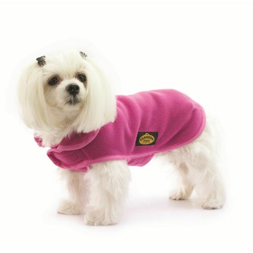 Fashion Dog - Fleece-Hundemantel - Fuchsia - 30 cm