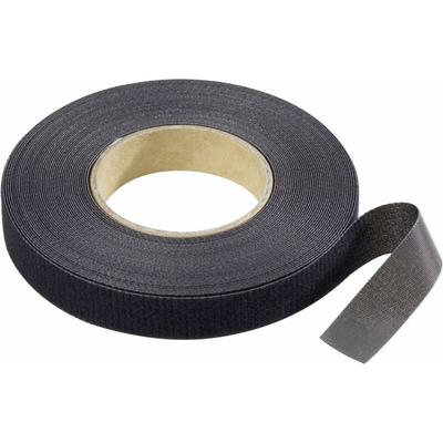 Klettband zum Bündeln Haft- und Flauschteil (l x b) 10000 mm x 16 mm Schwarz 10 m - Binder Band