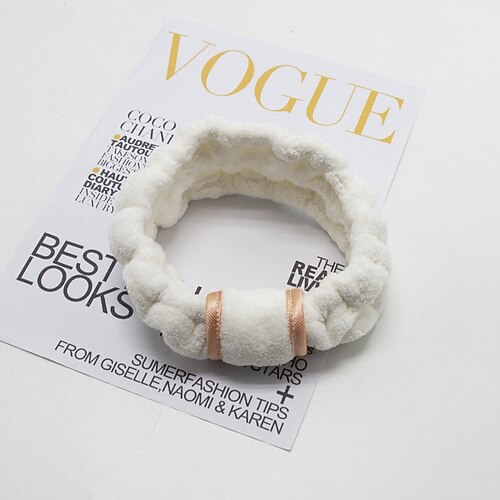 Spa-Stirnbänder aus Mikrofaser für die Hautpflege von Frauen zum Waschen des Gesichts, Entfernen von Make-up und mehr Image