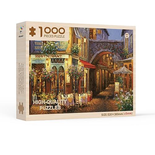 1000 Teile Holzpuzzle für Erwachsene, weihnachtliches personalisiertes Puzzlespielzeug