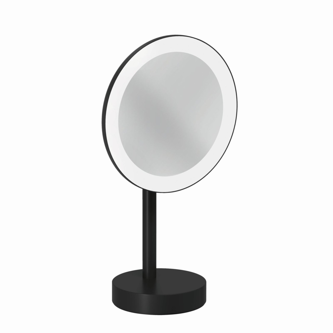 Kludi VELA R LED-Kosmetikspiegel freistehend mattschwarz, 5899539F 5899539F Image