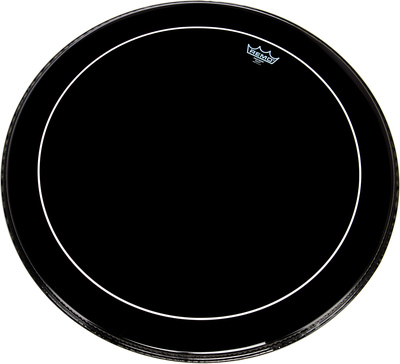 Remo 26" Pinstripe Ebony Bass Drum Schlagfell