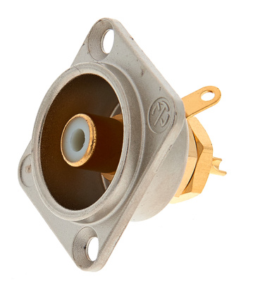 Neutrik NF2D-9 Cinch-Einbaubuchse weiß