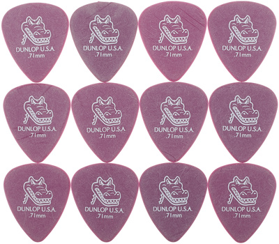 Dunlop Gator Grip 0,71 Plektren 12 Stück
