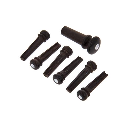 Daddario PWPS3 Ebenholz Brückenpins