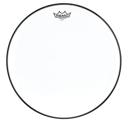 Remo 16" Ambassador Tromfell transparent
