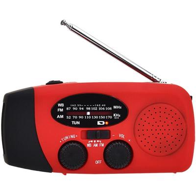 Tragbares Radio mit Leselicht, Taschenlampe, am/fm, NOAA-Wetter-Powerbank für Image