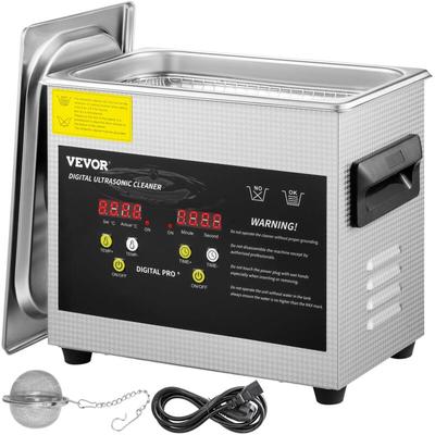 3 l Verbesserter Ultraschallreiniger (200 w Heizung, 120 w Ultraschall) Professioneller digitaler