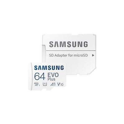 Samsung - MicroSDXC-Speicherkarte evo Plus (2021) 64GB inkl. Adapter Image