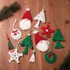 buttinette Bastel-Set Makramee Weihnachtsanhänger