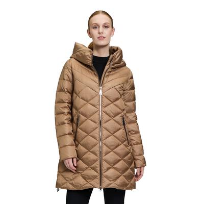 Steppjacke BETTY BARCLAY "Betty Barclay Daunen-Steppjacke mit Kapuze" Gr. 46, braun (classic bronze) Damen Jacken