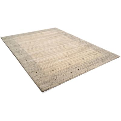 Wollteppich THEKO "Lori Dream 1" Gr. 7, beige, B:250cm H:16mm L:300cm, Schurwolle, Teppiche, Handweb Teppich, reine Wolle, handgewebt, mit Bordüre Image