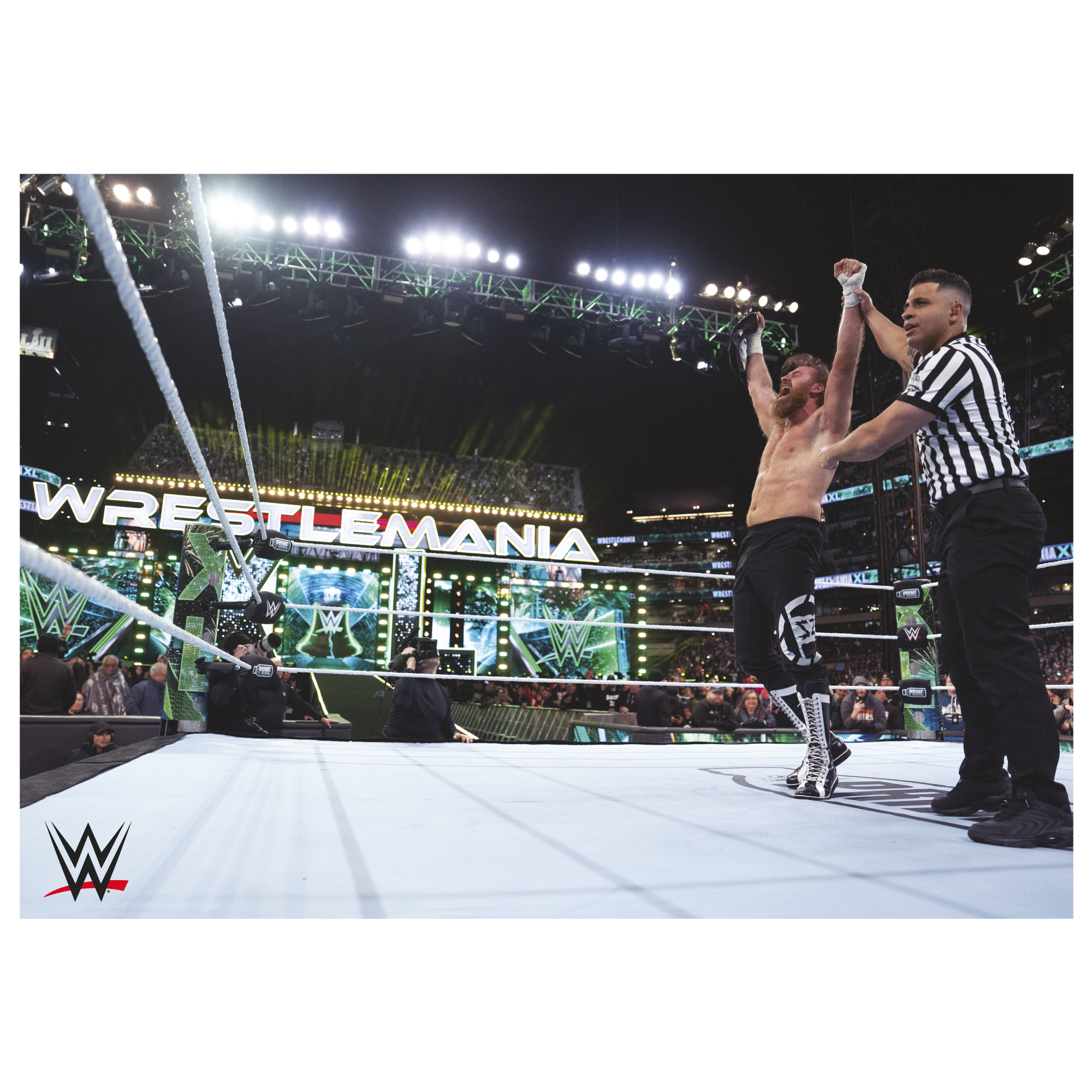 Sami Zayn WrestleMania-Gewinnposter – ungerahmt A3 Image
