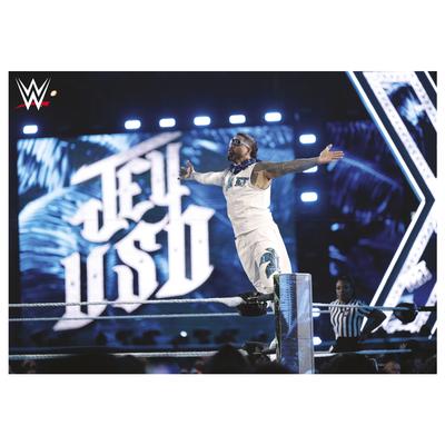 Jey Uso auf Ring Ropes WrestleMania Poster – ungerahmt A2 Image