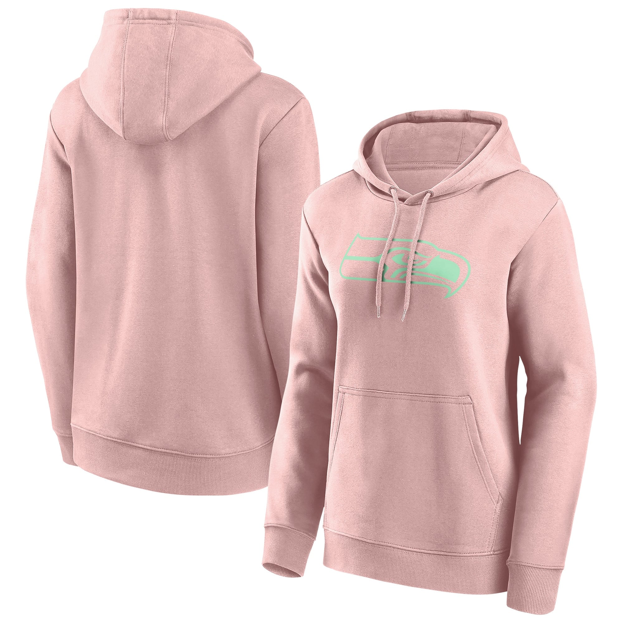 Seattle Seahawks Hoodie mit modischem Farblogo - Damen
